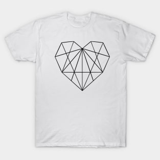 Geometric heart T-Shirt